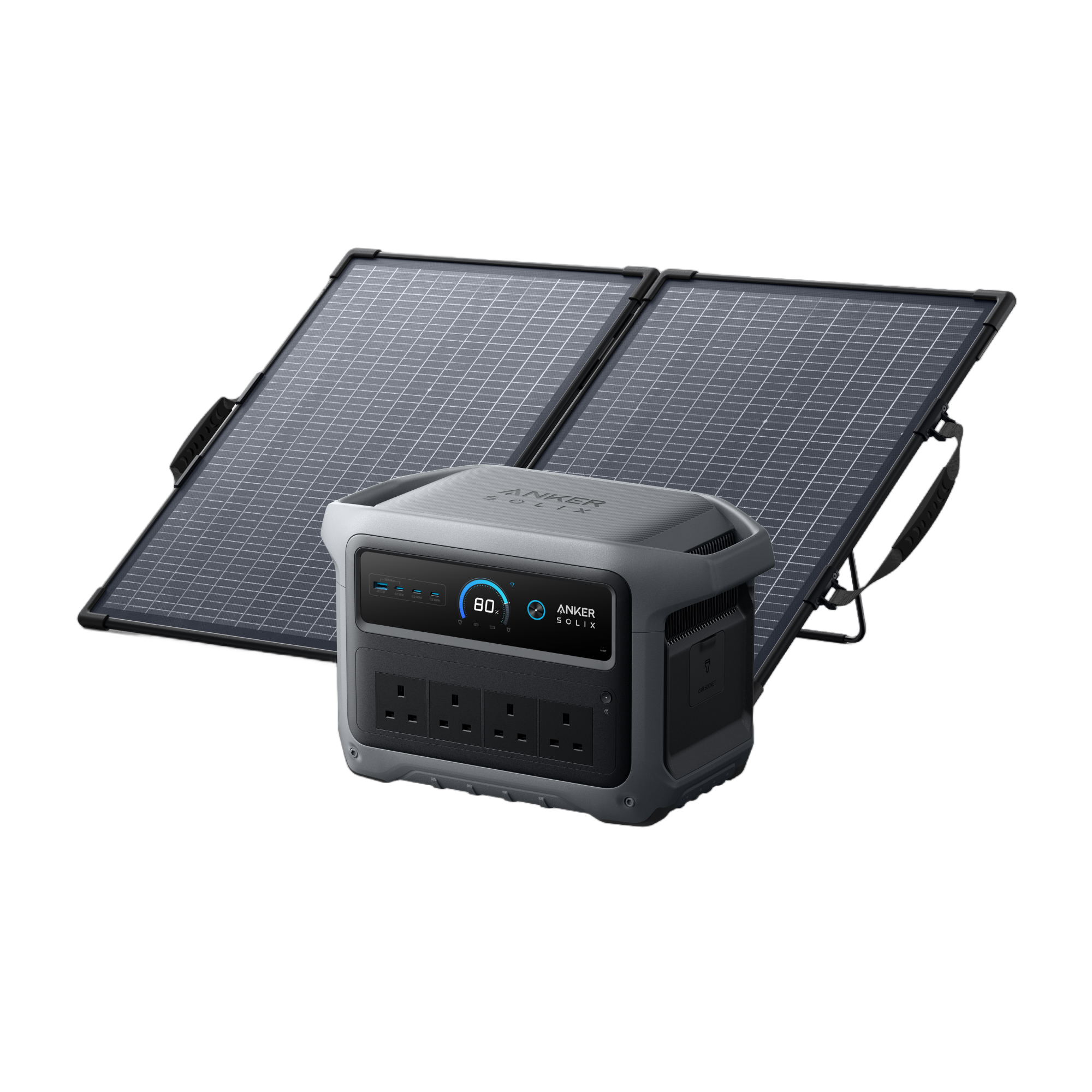 Anker SOLIX C1000 Gen 2 Portable Power Station + PS100 Bifacial Portable Solar Panel