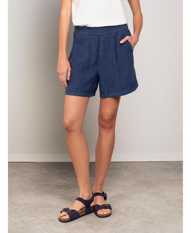 Pull On Shorts - Blue - Celtic & Co. Shorts