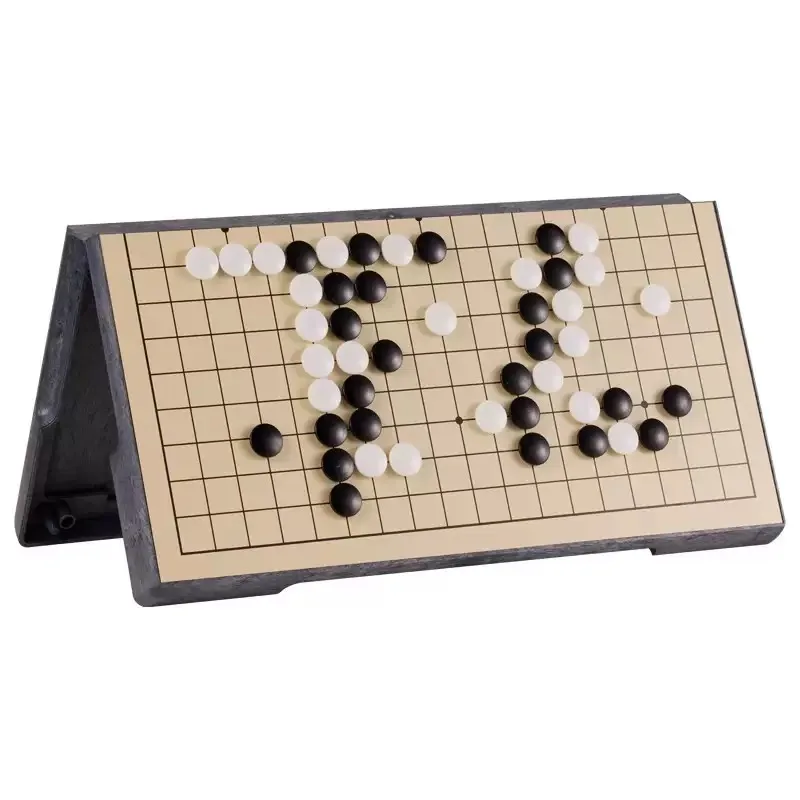Jeu de société Weiqi, Jeu de Go chinois, Jeu de dames ancien, Ensemble de jeu de Go pliable, Jeu d
