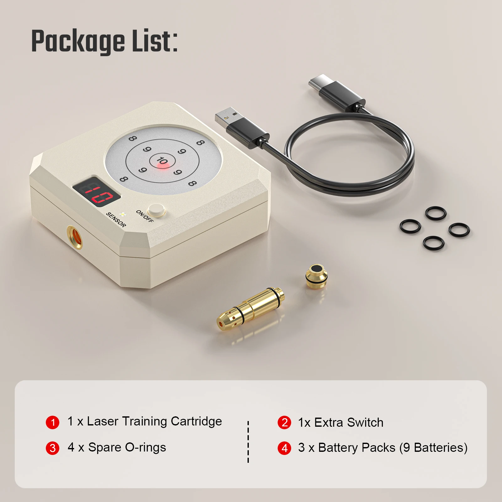 Laserzielgerät mit Speicherpunkten, neue Version des elektronischen Ziels Image