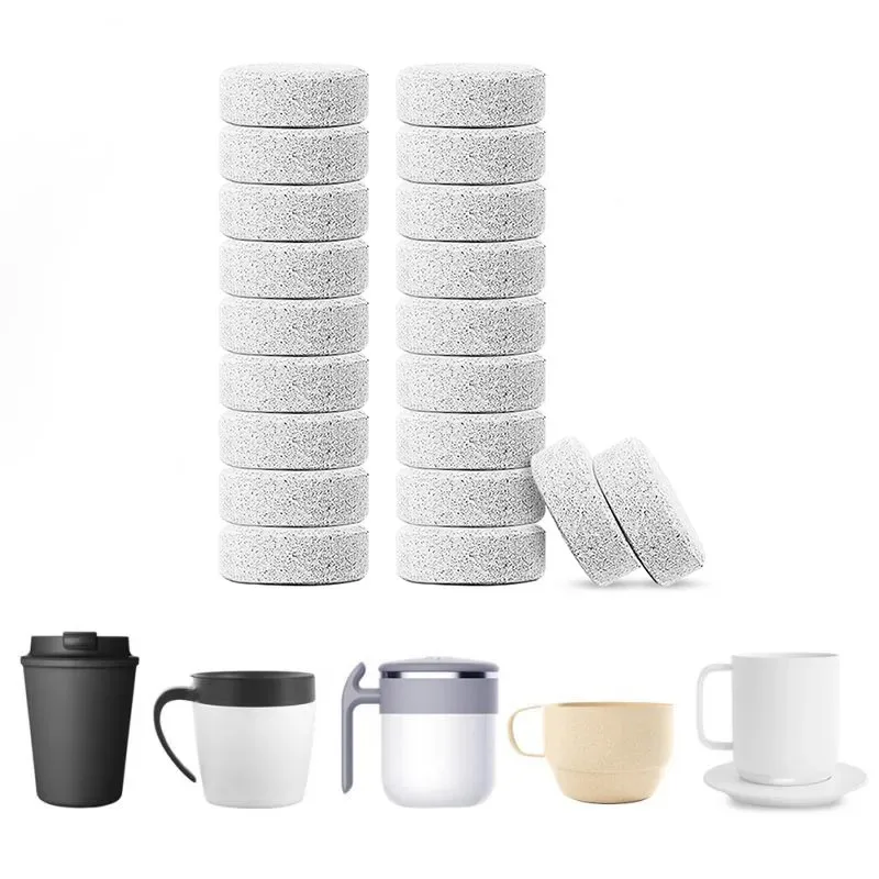 10/60 stücke Kaffeemaschine Reinigung Brausetabletten Entkalkungsmittel Mehrzweck Haushalt Reinigung Werkzeug Küche Zubehör Image
