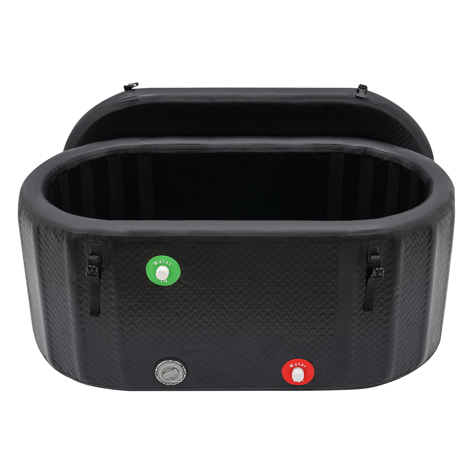 Aufblasbare Eiswanne 275L Freistehende Badewanne PVC Kaltwasser-Tauchbecken für Athleten Erwachsene Erholung nach dem Training