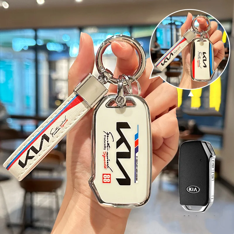 Neue TPU Auto Schlüssel Fall Abdeckung Schutz Shell Für Kia Sportage Ray Sorento Soul Telluride Cerato 2020 K5 K8 2022 weiche Zubehör Image