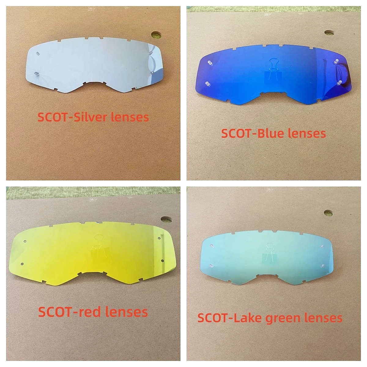 Motorrad Sonnenbrille gläser, Helm zubehör, Rot, Gold, Blau, Silber, Rosa, Schwarz, Murmeltier, Outdoor-Motorrad Image