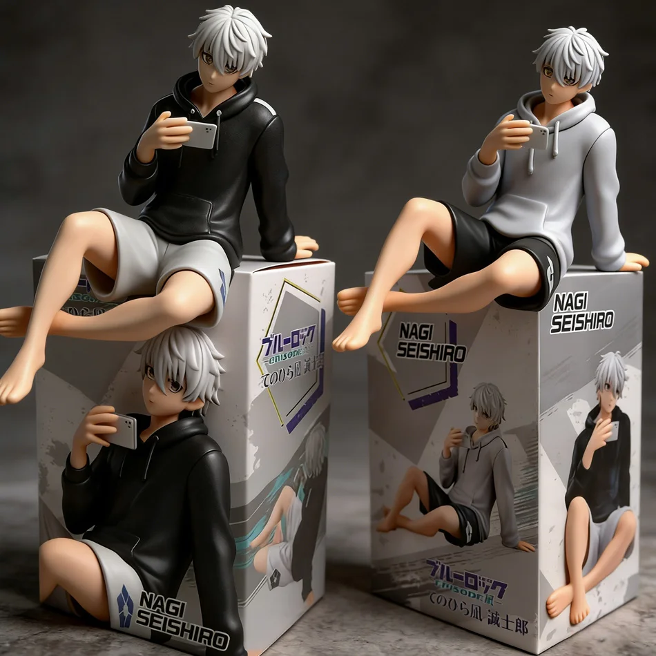 Nagi Seishiro Anime-Figur mit Blue Lock 8,5cm PVC Computertisch-Dekoration Auto-Deko Modell Spielzeug Niedliches Anime-Sammlerstück Image