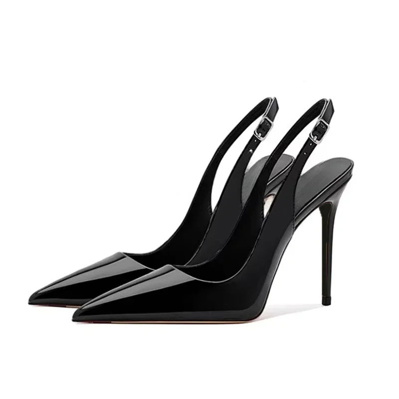 Sexy Super High Heels Frauen Schuhe Spitz Sandalen 2025, Elegante Sommer Slingback Pumps Schuhe Trend Kleid Mujer De Zapatillas