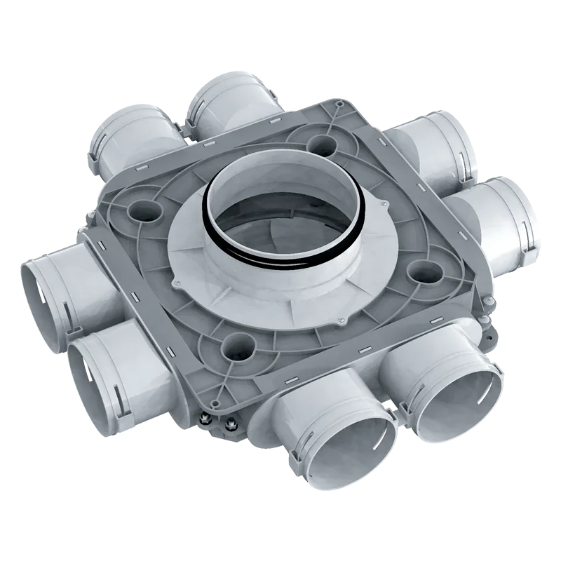 BlauFast Kunststoffverteilerkästen 90 mm - Blauberg Ventilatoren - LB11408.4 Image