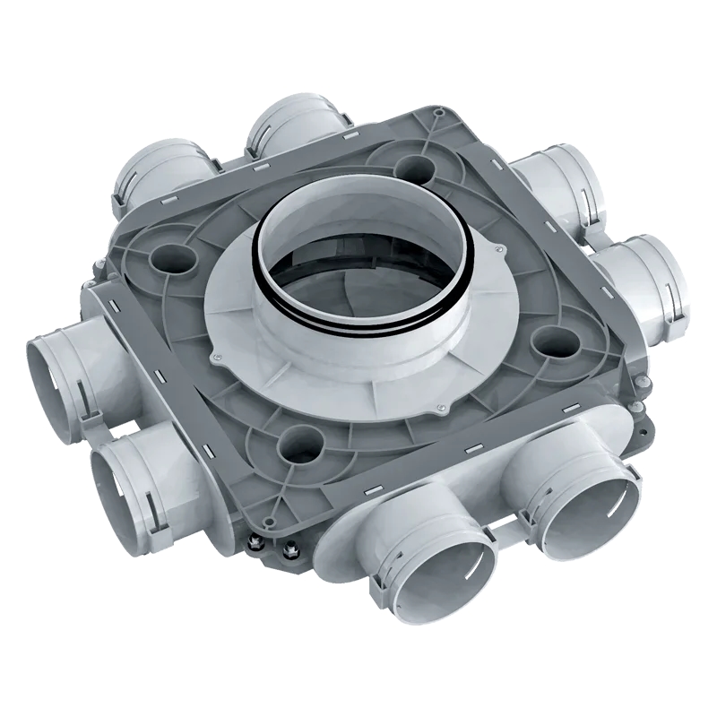 BlauFast Kunststoffverteilerkästen 75 mm - Blauberg Ventilatoren - LB11404.3 Image