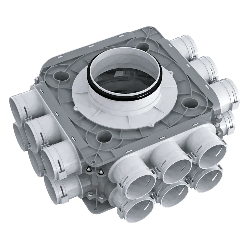 BlauFast Kunststoffverteilerkästen 63 mm - Blauberg Ventilatoren - LB11397.12 Image