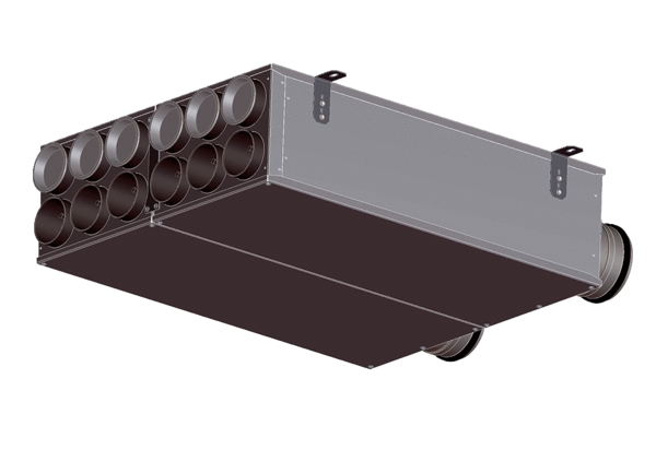 Kombi-Schalldämmverteiler KSDV 2-125/12-75 - Maico Ventilatoren - LB11389 Image