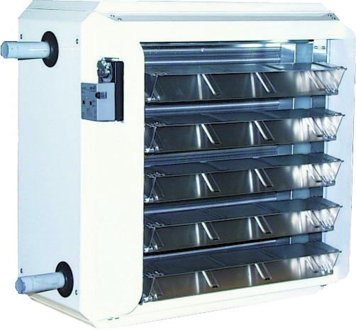 Wolf Luftheizer TopWing TLHK 100 - 400V Induktionsjalousie handverstellbar - 6523653 - LB37627 Image