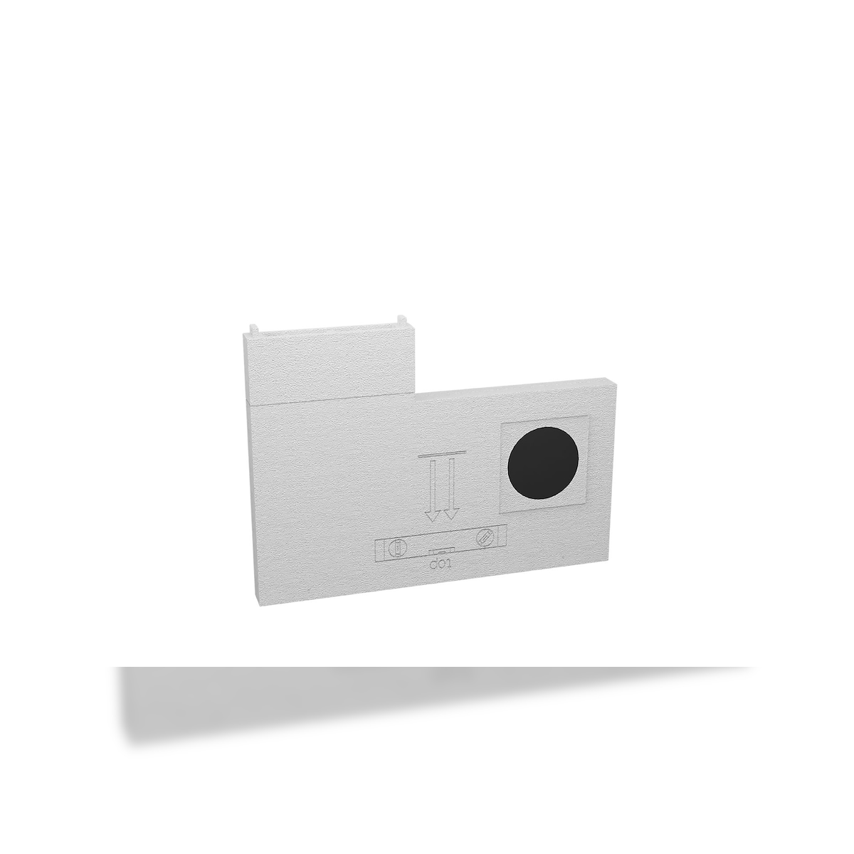 Kermi x-well Laibungselement Top DN 160, für Pendellüfter, t=60 mm - Y3502000031K - LB32506 Image