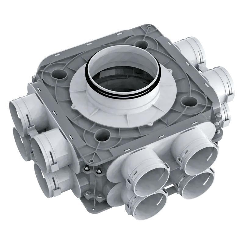 BlauFast Kunststoffverteilerkästen 75 mm - Blauberg Ventilatoren - LB11404.10 Image