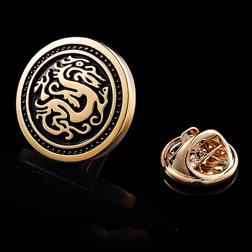 Herren Unisex 1 Stück Manschettenknöpfe Aleación Metall Broschen Lässig Täglich Elegant Mode A B C Image
