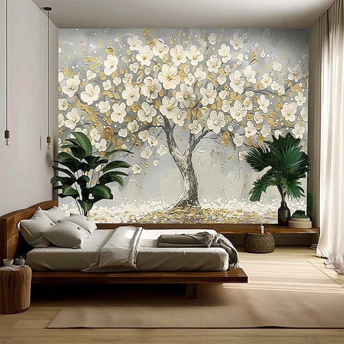 Tapisserie Banner Decke Baum Modern 3D Schlafzimmer Wohnzimmer Wohnheim Jugendzimmer Studentenwohnheim Wandveranda Wohndeko Image