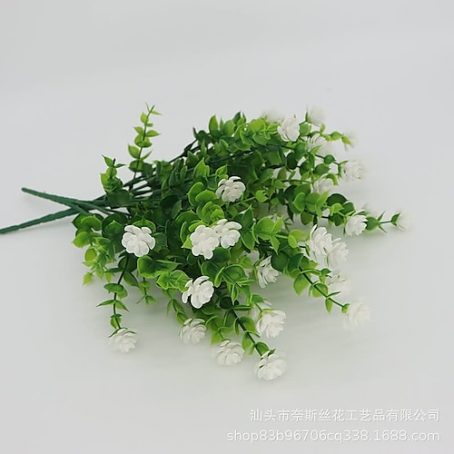 2er-Pack / 8er-Pack Kunstblumen für den Außenbereich, UV-beständig, künstliche Kunststoffblumen, Rosen, nicht verblassen, künstliche Kunststoffpflanzen für den Innen- und Außenbereich, Hochzeit, Image