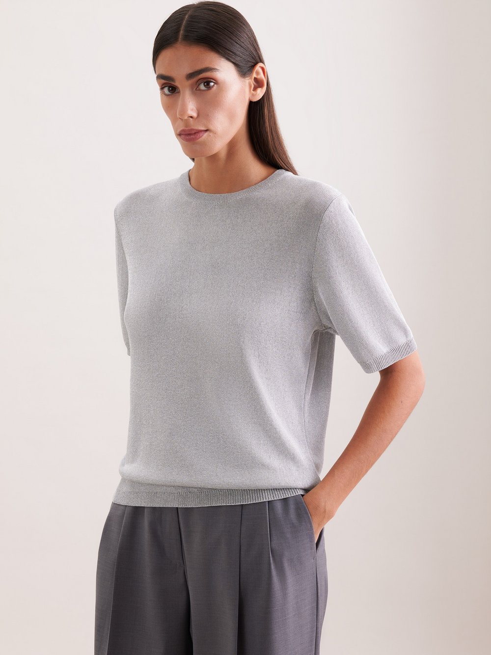 Seidensticker Sweater Damen silber, M Image