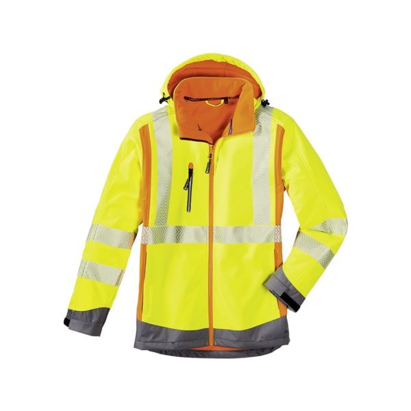 4Protect Warnschutz-Softshelljacke »Houston« Größe XL gelb