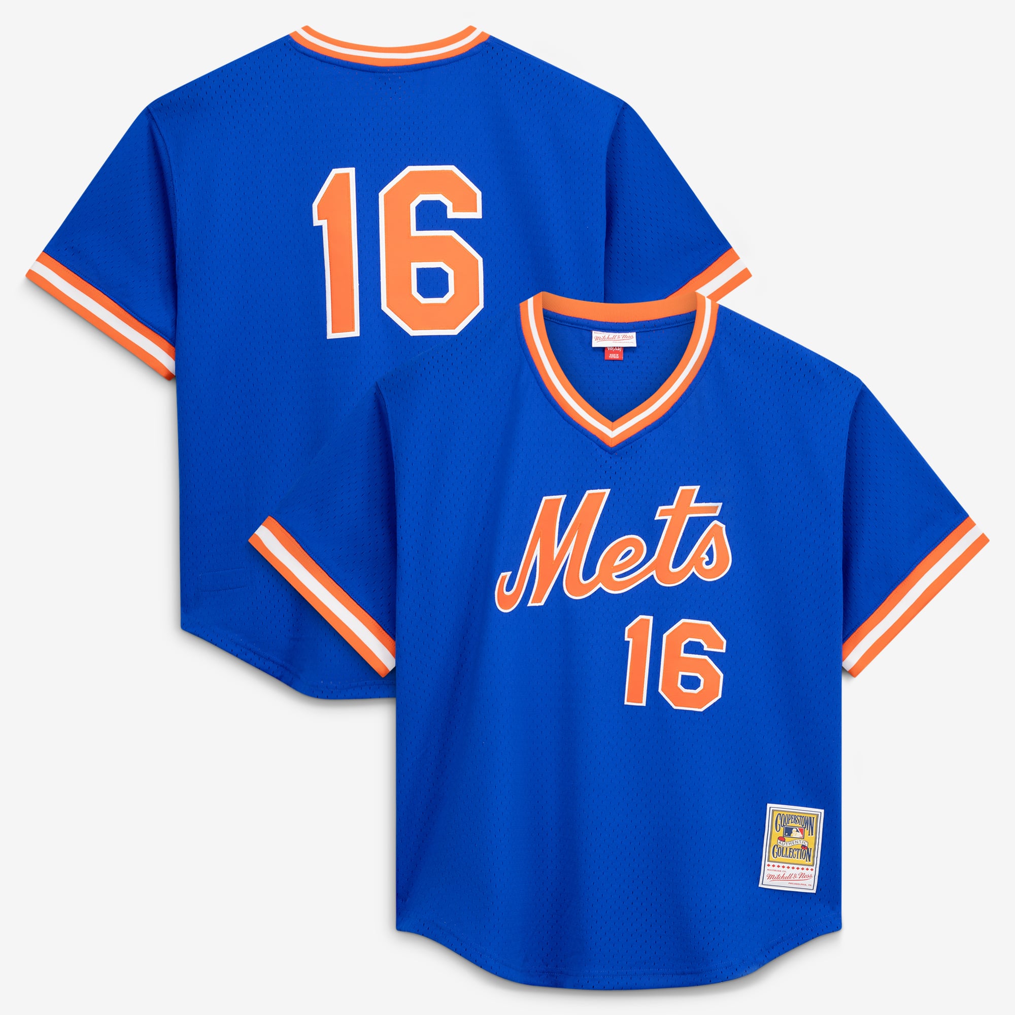 Mitchell & Ness Dwight Gooden Royal New York Mets Authentic Batting Practice Jersey für Herren