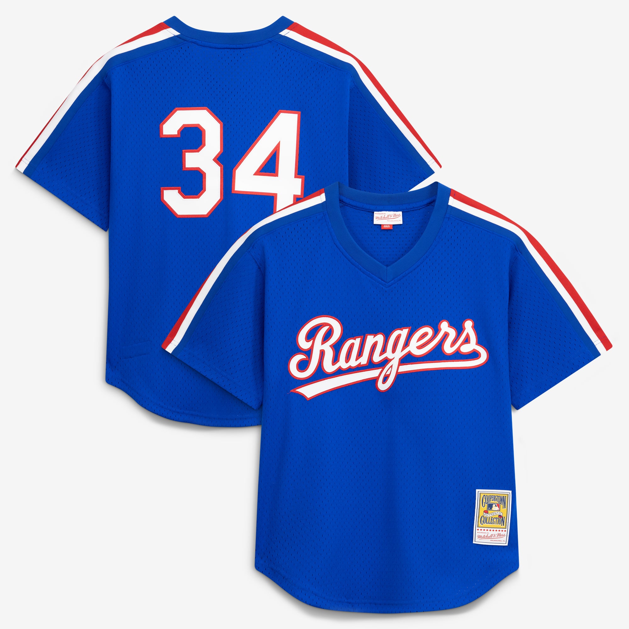 Mitchell & Ness Nolan Ryan Royal Texas Rangers Authentic Batting Practice Jersey für Herren