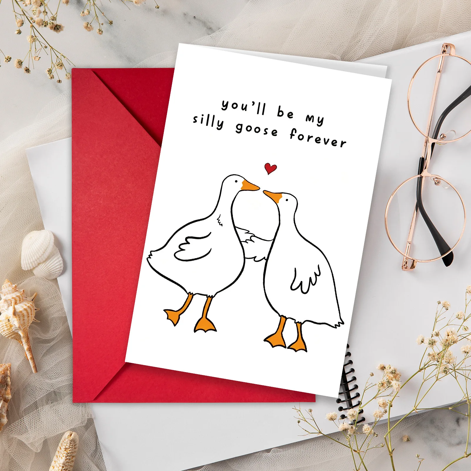 Niedliche Spitznamen-Liebesgeständnis-Grußkarte Paar-Spaß Intime Liebhaber-Karte Einfache Liebesausdrucks-Karte Image