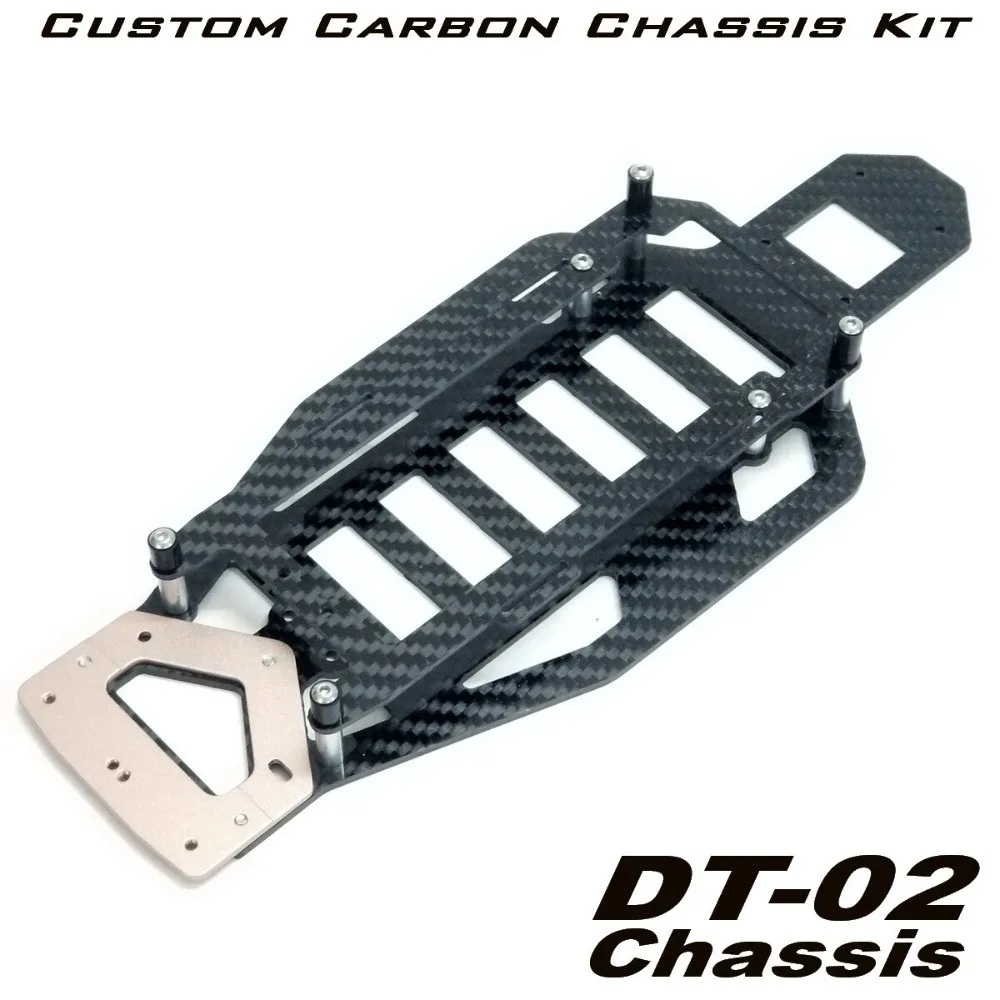 RC Custom Carbon Chassis Kit Geeignet für TAMIYA DT-02 Chassis Holiday Buggy/Fighter Buggy