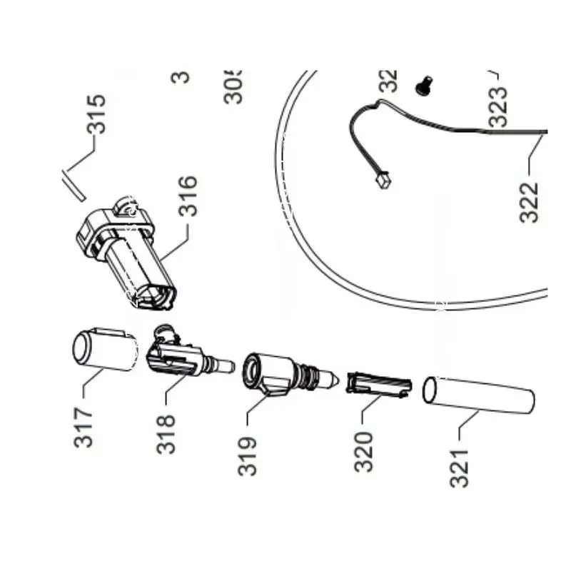 Für Philips Kaffeemaschine EP2121 2124 2221 1221 3221 Milchschaum-Baugruppe, Schaum, Zubehör Image