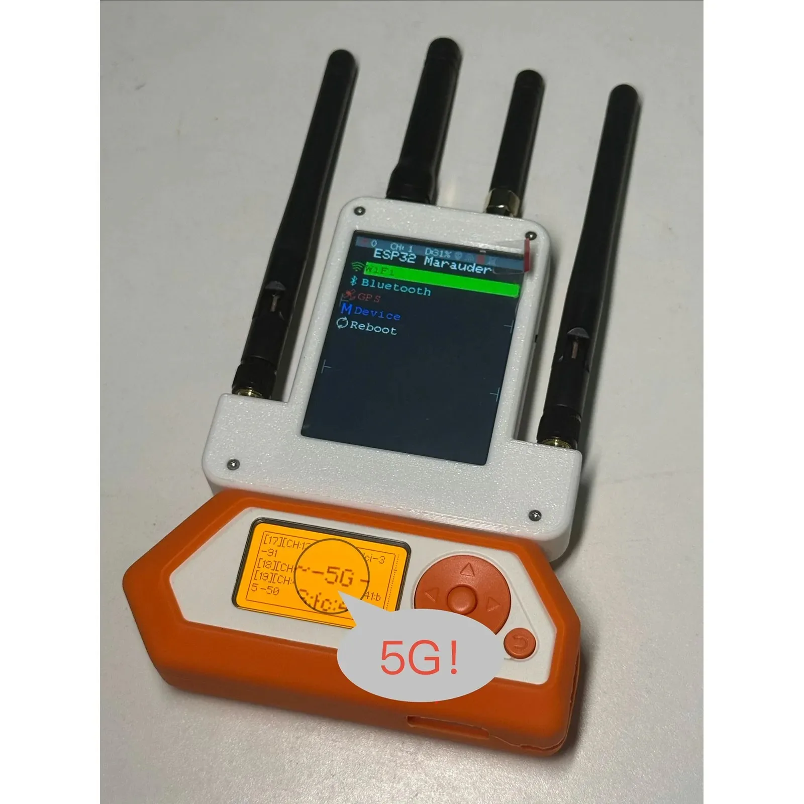 Flipper Zero 5G-WLAN-Modul 4-in-1: 433M (CC1101) / ESP32-C5 Predator-Modul / GPS-Positionierungsmodul / 2,8-Zoll-Bildschirm Predator Image