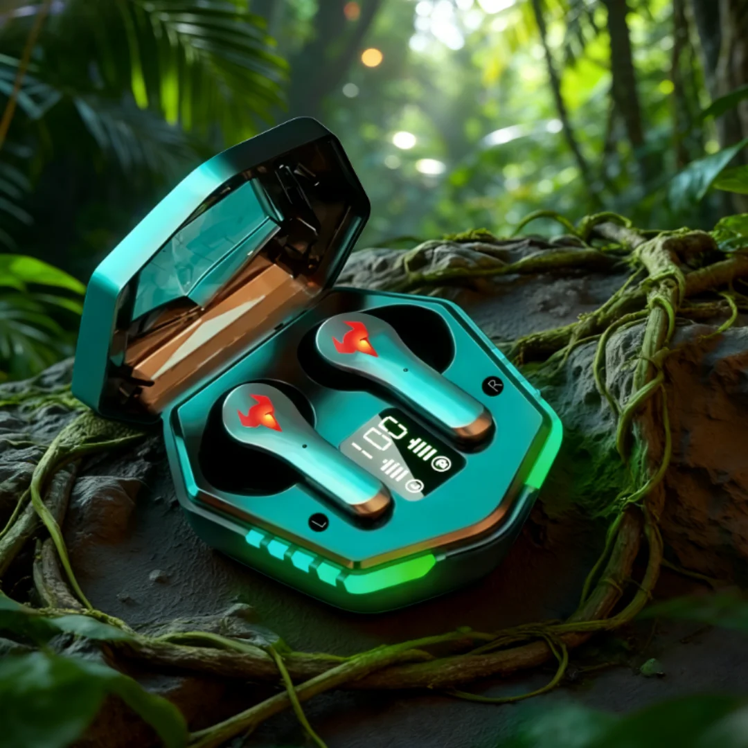 Display digitale TWS Tws Audifonos Auriculares Cuffie wireless Bluetooth Auricolari Auricolari in-ear da gioco per tutti gli smartphone