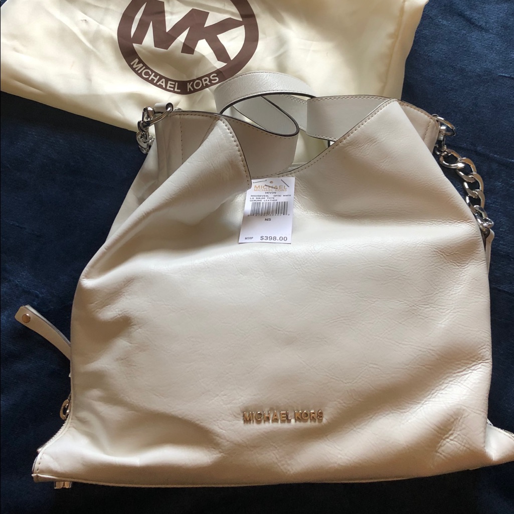Michael Kors Bags | Gorgeous Michael Kors Handbag | Color: White | Size: Os