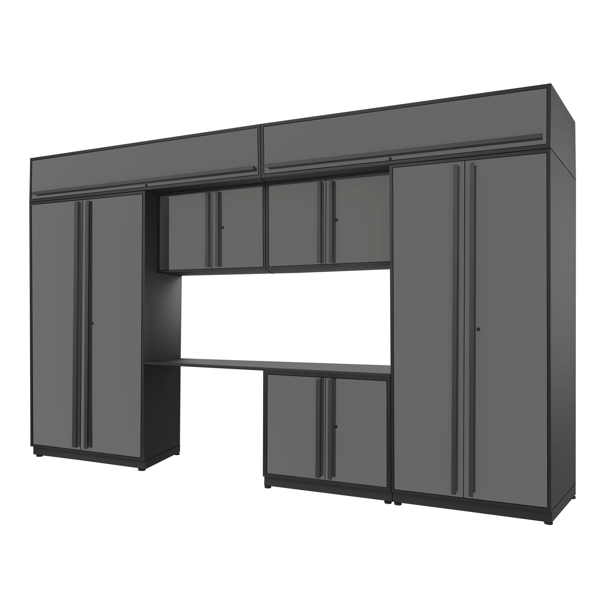 Proslat FusionPlus 13 ft set - Handy 2 Door & Overheads