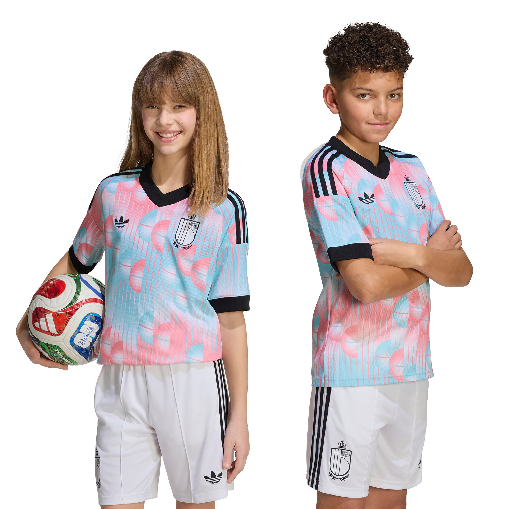 "Belgien adidas Auswärtstrikot 2026 - Kinder" Image