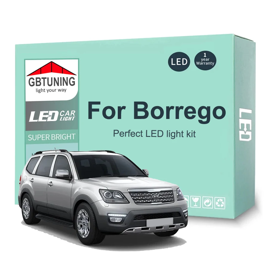 Kit lampadina interna a LED 14 pezzi per KIA Borrego Mohave 2008 2009 2010 2011 2012 2013 2014 2015 2016 2017 2018 lampada auto Canbus