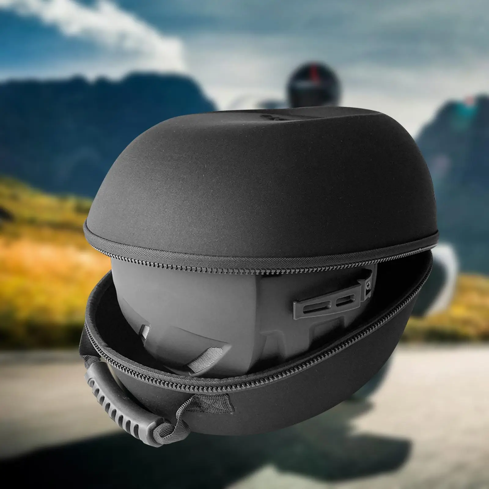 Helmetui mit Reißverschluss, Reitsport-Hutetui, Motorhelm-Hut zum Reiten, Wandern Image