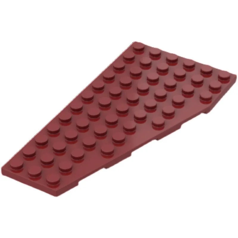 [6 Stück] 【50g】 Modell 30355 6x12 Keilplatte (links), DIY STEM-Bausteine für Kinder, Geschenke für MOC-Kreator-Gruppen