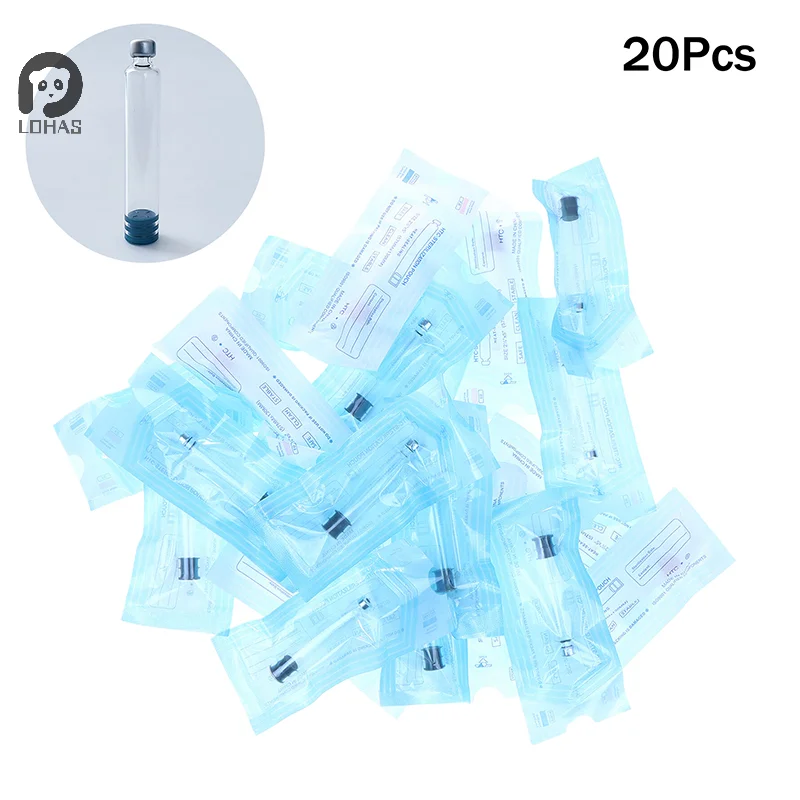 20 Stück Insulinkartuschen, 3 ml, leere Kassettenflasche für Lilly Insulin-Injektion, hochwertige tragbare Verpackung, medizinische Versorgung Image