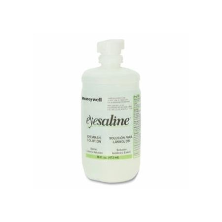 HONEYWELL EYESALINE 203-32-000454-0000-H5 Personal Eyewash Solution Bottle, 16