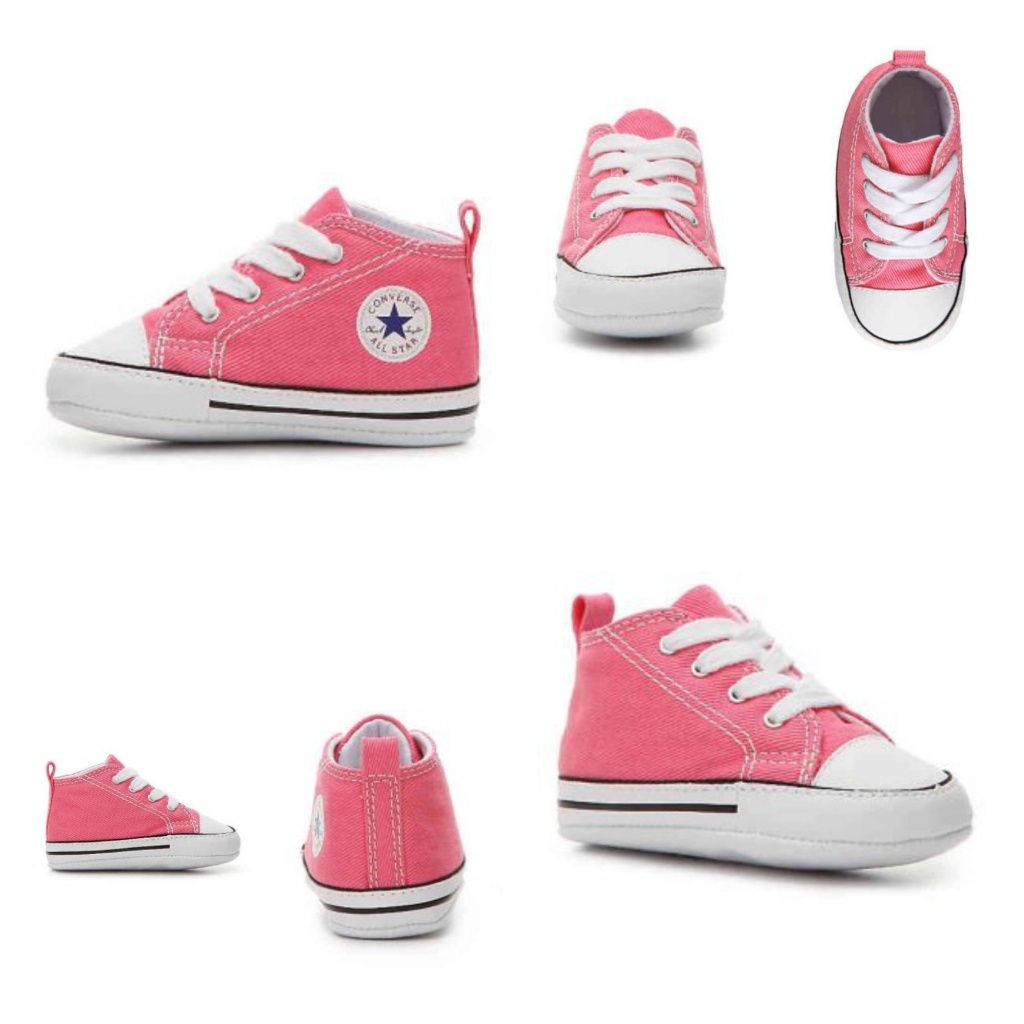 Converse Shoes | Chuck Taylor All Star First Star Crib Shoes | Color: Pink/White | Size: 2bb
