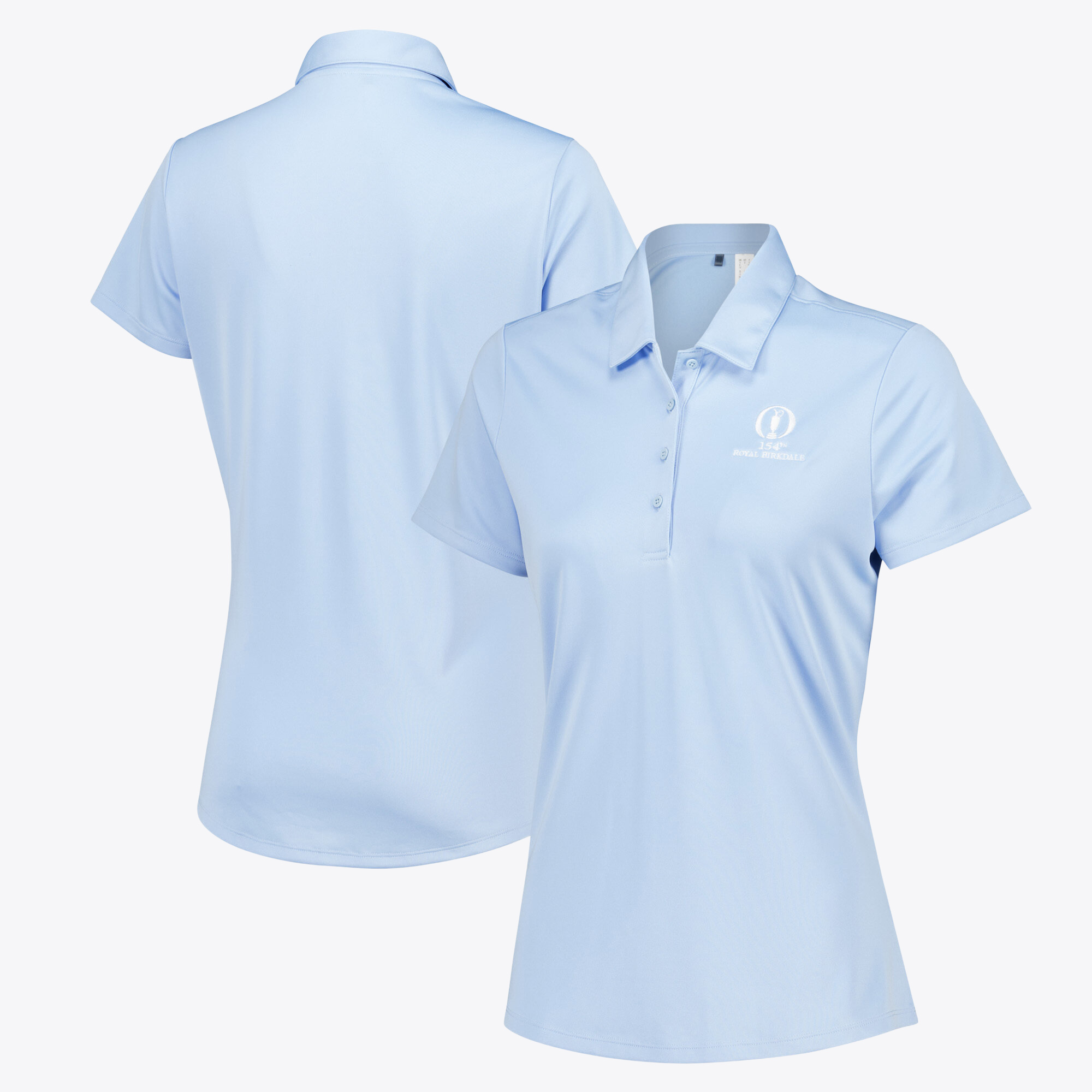 "The 154th Open Royal Birkdale adidas Performance Polo - Himmelblau - Damen" Image