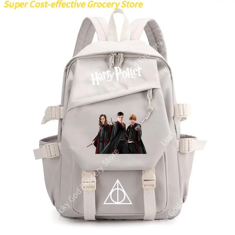 Sacs à dos Harry Potter pour femmes, école de sorcellerie et de magie de Poudlard, cosplay, sacs d'école pour ordinateur, sacs de voyage pour étudiants
