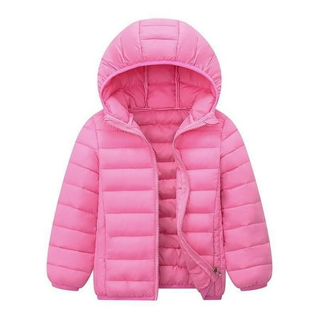 Boys Winter Coat Girl Jackets Size 7-8 Boys Winter Coat - Lightweight Full Zip Up Quilted Puffer Coat Hooded Puffer Jackets Outerwear Boy Clothes Cardigans for Juniors Winter Jackets Size 10/12