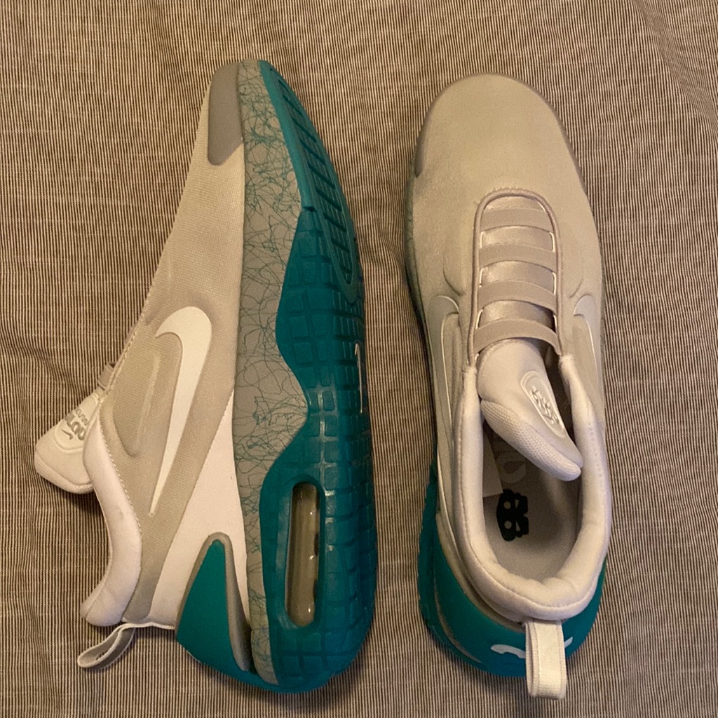 Nike Shoes | Air Max Running Shoes Men Size 12 | Color: Gray/White | Size: 12
