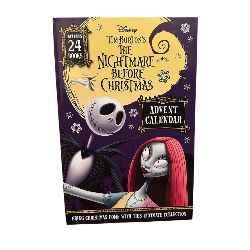 Disney Other | Disney Tim Burton's The Nightmare Before Christmas 24 Book Advent Calendar | Color: Purple/Yellow | Size: Os