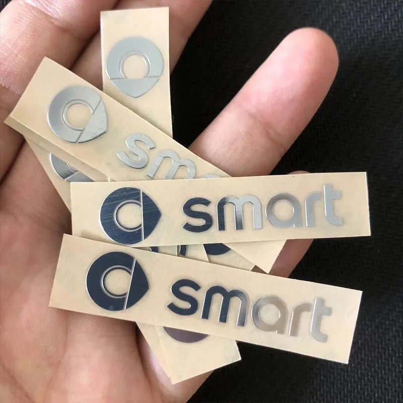 Adesivo in metallo per auto, decorazione 3D per interni auto, per Smart Eq Fortwo Forfour 453 451 452 450 454, accessori per lo styling degli interni
