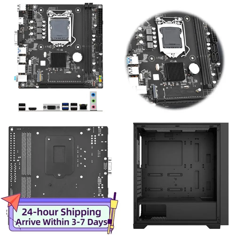 B75M-I Motherboard LGA 1155 Computer-Mainboard M.2 NVME Computer-Hauptplatine Image