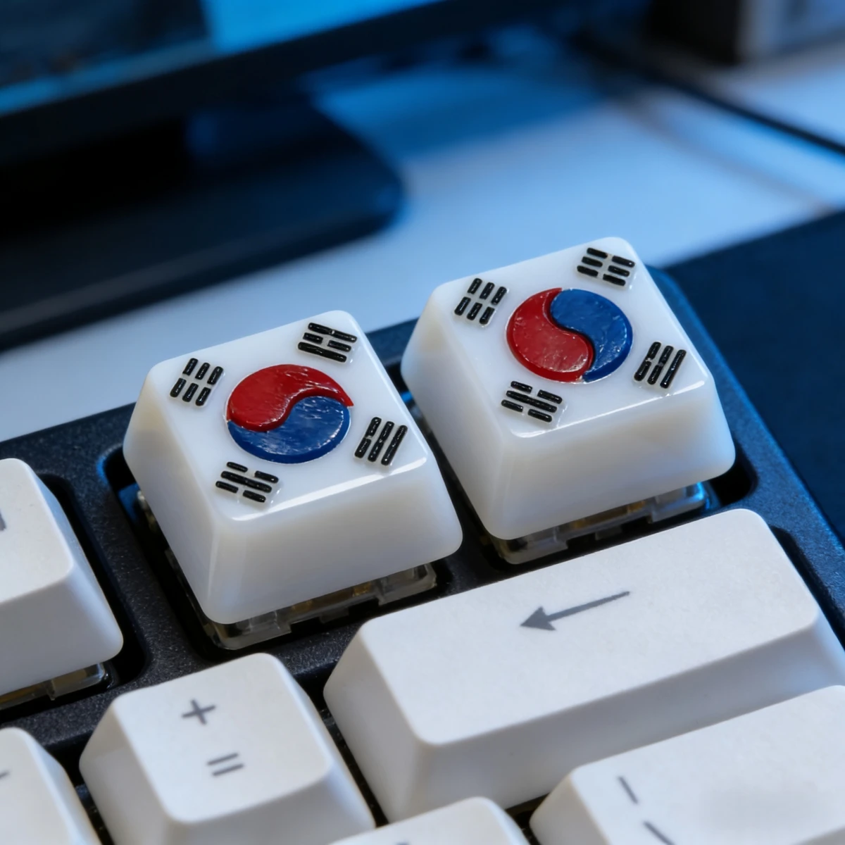 Krean Frag Style Tastenkappe Original Niedliche Mechanische Tastatur-Tastenkappe Tastatur-Dekoration Kreatives Geschenk Image