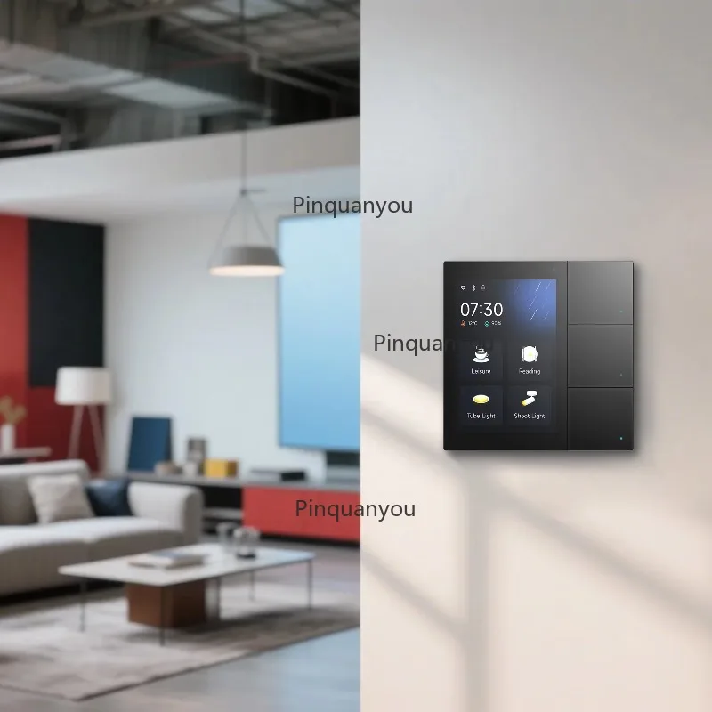 Versandbereit Direktunterstützung für APP SIP-Video KNX-System KNX a Touch S3 mit Sicherheits-Tastenfeld Image