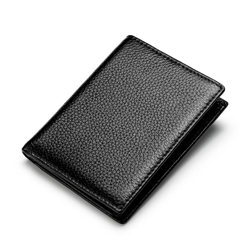 Porte-cartes en cuir véritable 8,5*11cm, couverture de permis de conduire pour voiture, porte-documents avec porte-cartes de crédit, portefeuille pour documents de voiture
