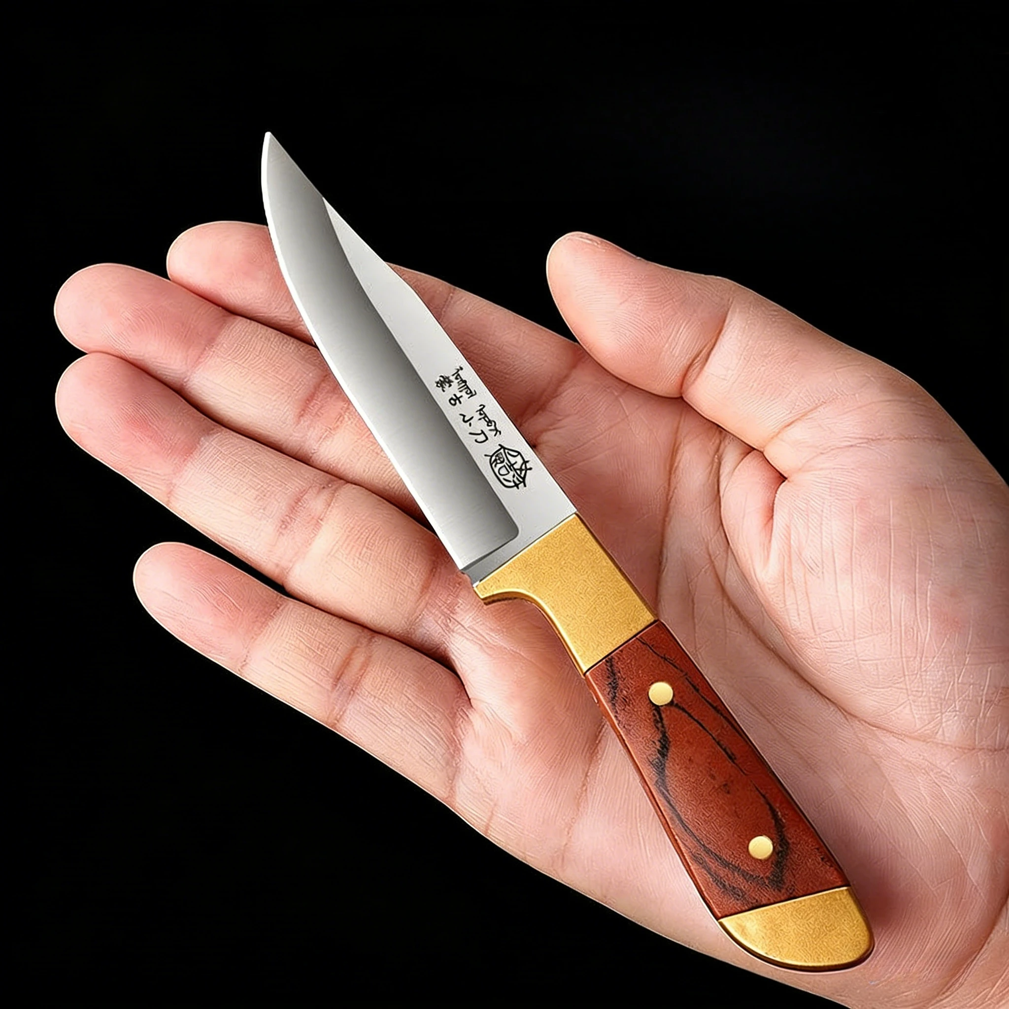 Mini-Taschenmesser, Mehrzweck-Fleischmesser, Obstmesser, Grillmesser, Outdoor-Camping, tragbares Taschenmesser Image