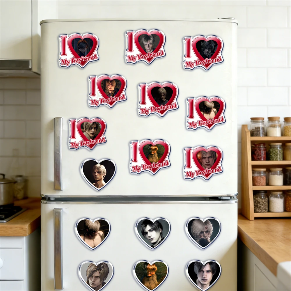 Heißer Horror-Spiel-Schlüsselanhänger „Ich liebe meinen Freund“ für Herren – Gaming Leon Schlüsselanhänger, Taschenaccessoires, Schmuck, Kennedy Friends Gamer Geschenke Image